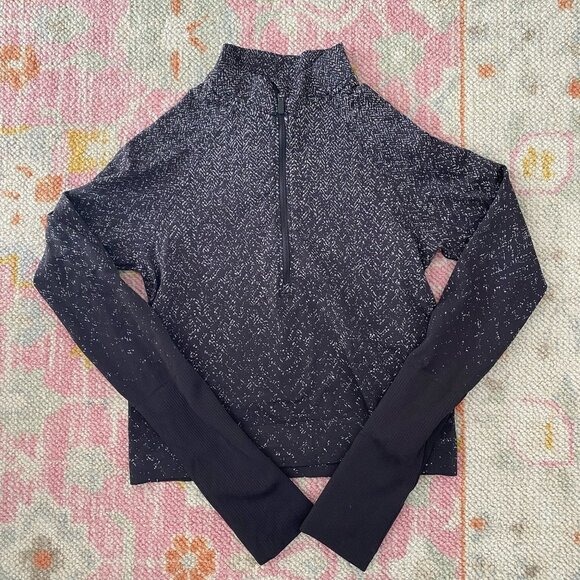 lululemon rest less cropped half zip - Picture 2 of 6